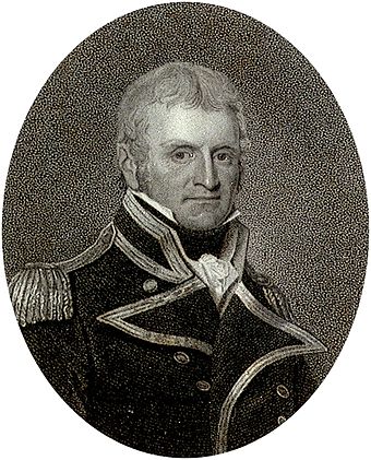 Lieutenant John Shortland, the first European to explore the Newcastle region.