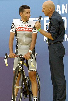Carlos Sastre Tour 2010 team presentation.jpg