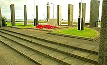 The war memorial at Joymount, in Carrick's town centre. Carrickfergus war memorial - geograph.org.uk - 1094675.jpg