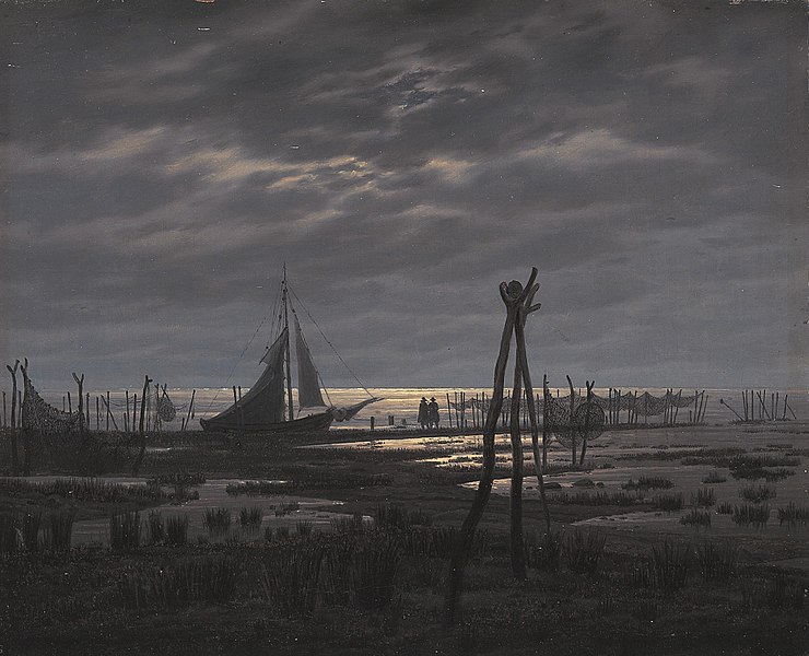 File:Caspar David Friedrich - Sumpfiger Strand (ca. 1832).jpg