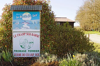 Ferme du Champ-Roy, fabrique du fromage local.