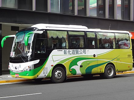 An inter-city bus of Changhua Bus Company