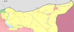 Changing frontlines of the Turkish offensive in Rojava, 2019.gif