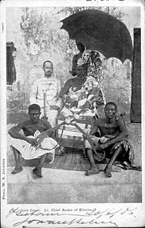 Chief Kweku Andoh Regent of Elmina