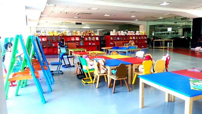 File:Children's section in Goa Central Library.jpg