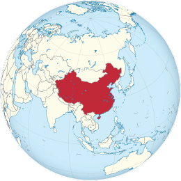 Map of People's Republic of China