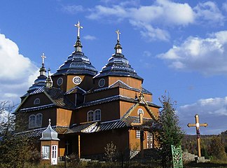 Church of the Blessed Eucharist, Klymets, Skole district