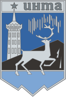 Coat of Arms of Inta (Komi) (1982).svg