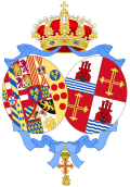 Coat of Arms of Sofia, Duchess of Calabria.svg