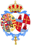 Popis obrázku Coat of Arms of Sofia, Duchess of Calabria.svg.