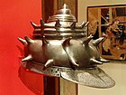 Conch helmet - Higgins Armory Museum - DSC05528.JPG