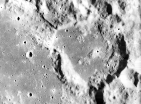 Снимок зонда Lunar Orbiter - I.