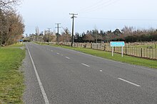 Courtenay, the township that gave the electorate its name Courtenay township.JPG