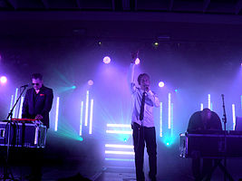 Covenant performing live at Amphi Festival in 2011