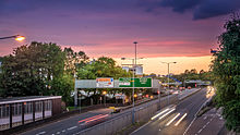 Coventry Ring Road (A4053) at sunset.jpg