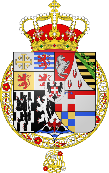 File:Crowned coat of arms of the Kingdom of Sicily (1713).svg