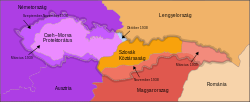Csehszlovákia területi változásai 1938–39-ben