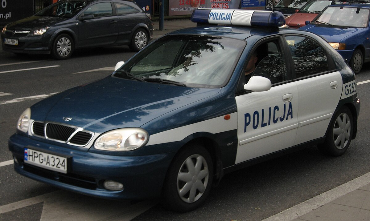 Daewoo lanos полиция