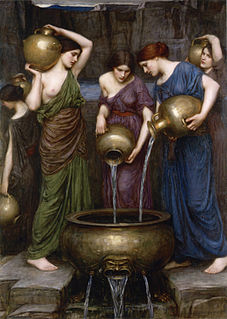 <span class="mw-page-title-main">Danaïdes</span> In Greek myth, fifty sisters who slew their husbands