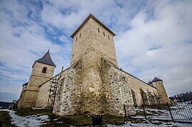 Die Verteidigungsmauern des Dragomirna-Klosters