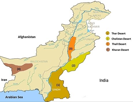 List of deserts of Pakistan