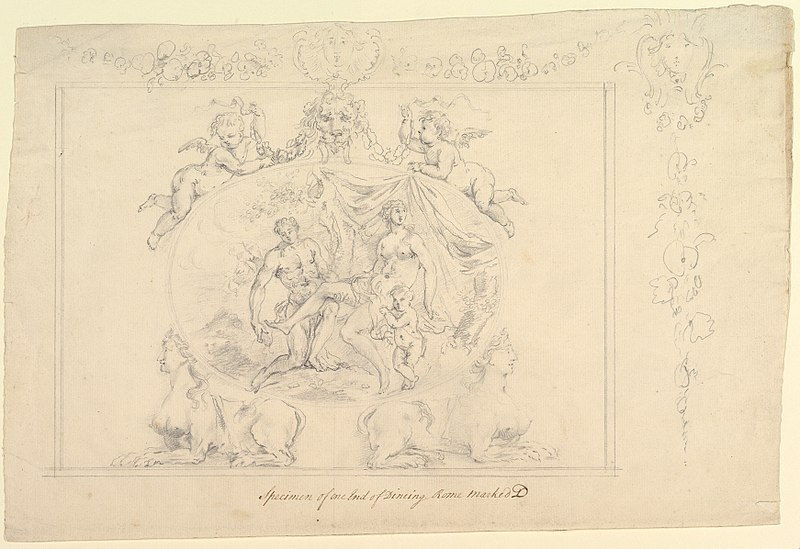 File:Design for the painting, Mars, Venus & Cupid for the Dining Room at Kirtlington Park, Oxfordshire MET DP821068.jpg