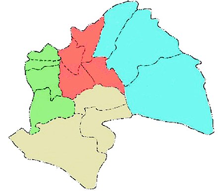 مدن محافظة القادسية