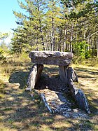 Dolmen von Laumède – Richtung Westen