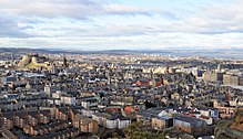 Edinburgh, the capital of Scotland Edinburgh Overview.jpg