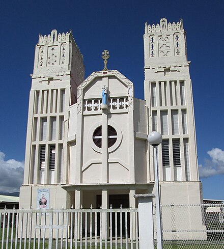 Sacred Heart Church in Taravao (Eglise du Sacré-Coeur de Taravao), Tahití