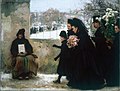 Эмиль Фриан, «День Всех святых» (Посещение кладбища), 1888 г.