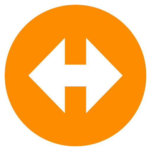 File:Eo circle orange white arrow-left-right.svg