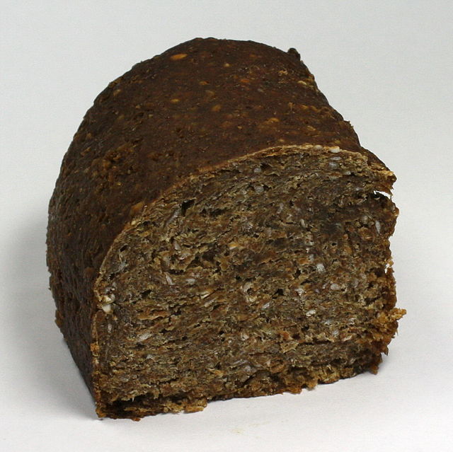 Dark sprouted bread