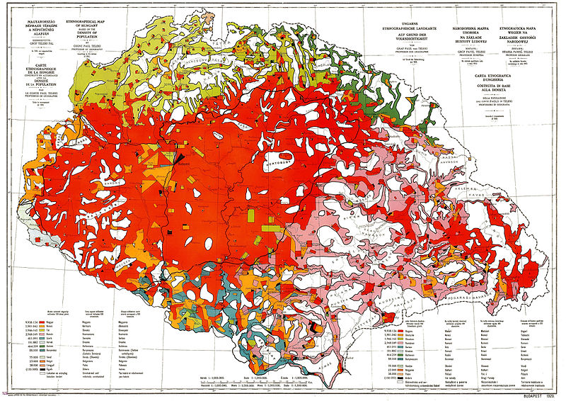 Fichier:Ethnographic map of hungary 1910 by teleki carte rouge.jpg