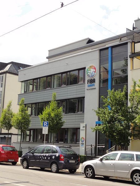 Headquarters of FIBA Europe, in Munich, Germany.