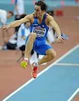 Fabrizio Donato fehlten mit seinen 16,64 m zehn Zentimeter für das Erreichen des Finales