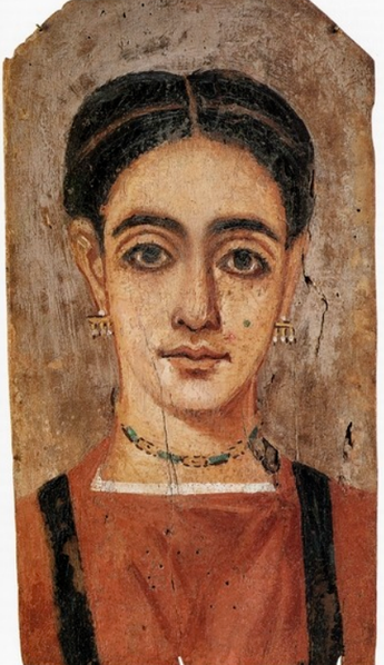 File:Fayum Mummy Portrait of a Woman.png