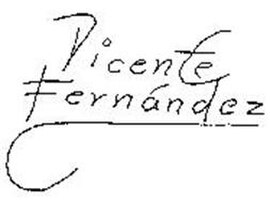 Image: Firma de Vicente Fernandez