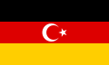 Flag of the Turkish people in Germany