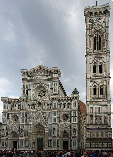 File:Florence Santa Maria del Fiore front and tower.jpg