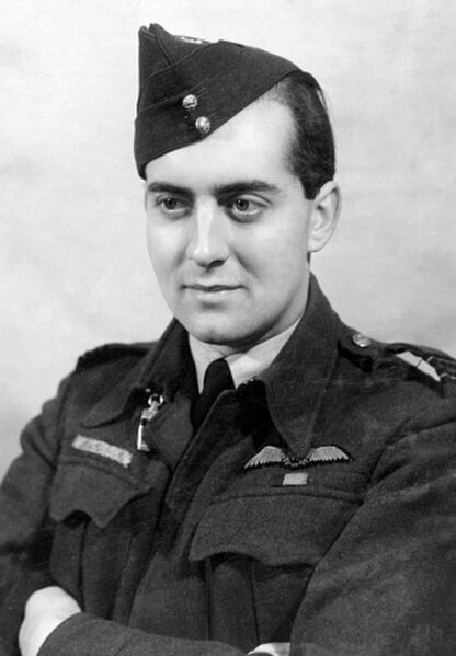 Beetham as a flight lieutenant in May 1944