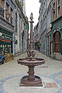 Une fontaine Montefiore à Liège.