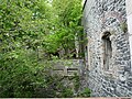 La façade nord-ouest du bâtiment principal du Fort des Quatre Seigneurs - vue du pont.