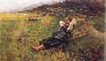 Contadinella a riposo, 1892