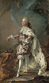Seen in Parkinson's house: Carl Gustaf Pilo, Portrait of Frederik V in Anointment Robe, about 1750.
