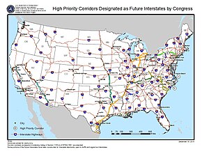 List Of Future Interstate Highways Wikipedia