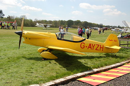 Taylor Titch at Popham,Hants. c. 2013. G-AYZH (8725892255).jpg