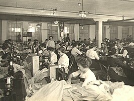 Garment Factory (approximately 1900) - DPLA - d28cfe7bda26cf6b9a0973aceb1a714f