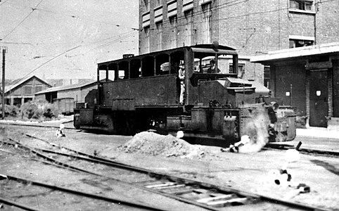 Locomotive Garratt 030+030T de la Société nationale des chemins de fer vicinaux.