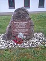Gedenkstein für die Opfer der Zwangsarbei 192-1945 im Lager Beckerwiese